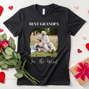 Camiseta Presente Personalizado de Avô com Foto