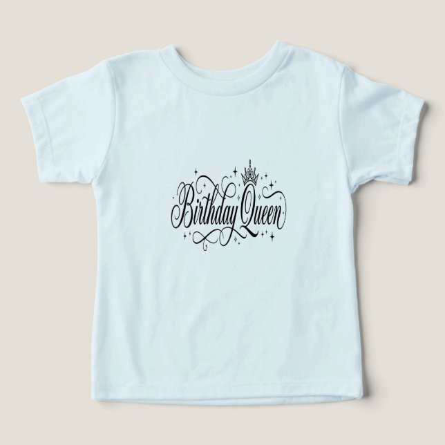 Camiseta Presente Personalizado de Equipe para Rainha do An (Design frontal)