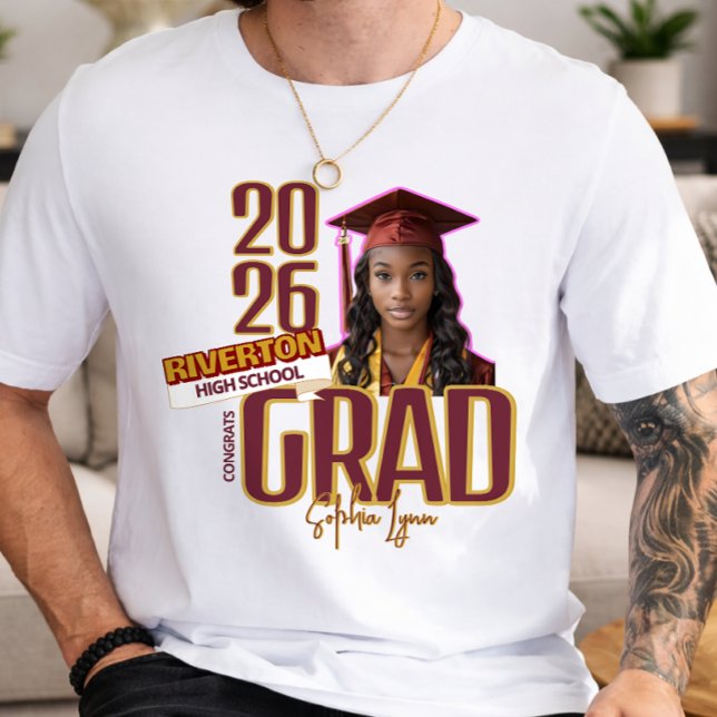 Camiseta Presente Personalizado de Formatura da Turma de 20 (Criador carregado)
