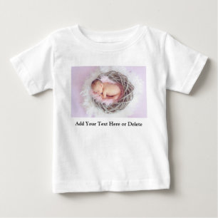 Camiseta Presente Personalizado de Foto Bebê Recém-Nascido