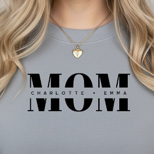Camiseta Presente Personalizado de Nomes de Crianças para a