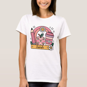 Camiseta Presente Personalizado de Volta às Aulas para Prof