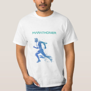 Camiseta Presente personalizado do corredor da maratona