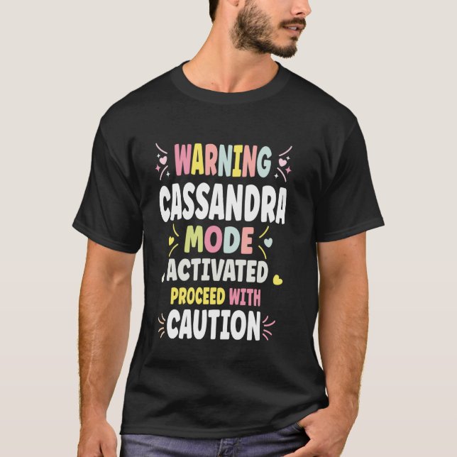 Camiseta Presente Personalizado Feminino CASSANDRA Personal (Frente)