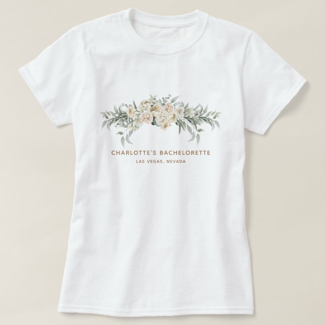 Camiseta Presente Personalizado Festa de Despedida de Solte (Frente do Design)
