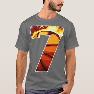 Camiseta Presente personalizado número 7 de basquetebol par