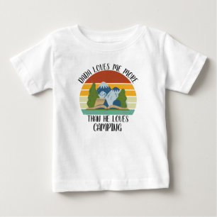 Camiseta PRESENTE PERSONALIZADO O papai me ama mais do que 
