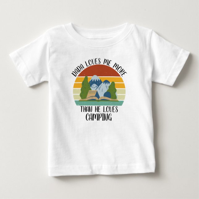 Camiseta PRESENTE PERSONALIZADO O papai me ama mais do que  (Frente)