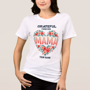 Camiseta Presente Personalizado para a Mamãe   Design com N