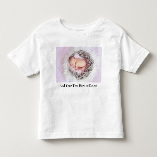 Camiseta Presente Personalizado para Bebê e Criança com Fot (Frente)