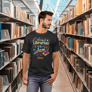 Camiseta Presente Personalizado para Bibliotecário
