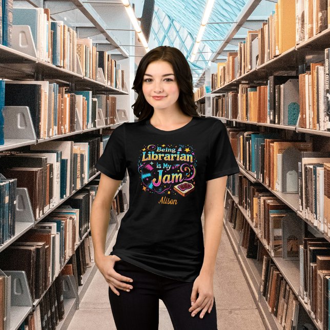 Camiseta Presente Personalizado para Bibliotecário (Criador carregado)