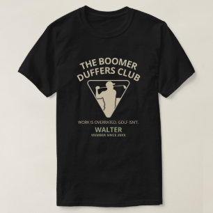 Camiseta Presente Personalizado para Golfista Aposentado O
