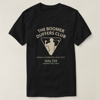 Camiseta Presente Personalizado para Golfista Aposentado O