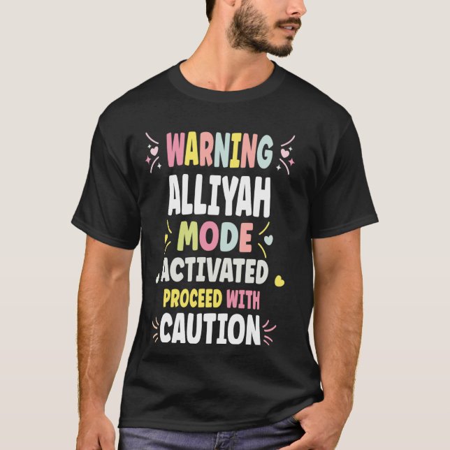 Camiseta Presente Personalizado para Mulheres ALLIYAH Perso (Frente)