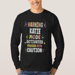 Camiseta Presente Personalizado para Mulheres KATIE Persona