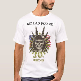 Camiseta Presente personalizado VETERANO dos EUA personaliz