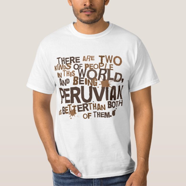 Camiseta Presente peruano (engraçado) (Frente)