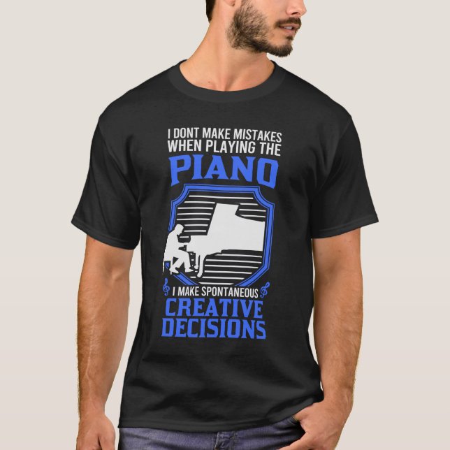 Camiseta Presente pianista pianista (Frente)