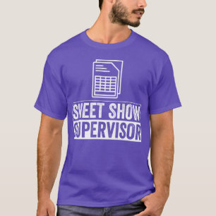 Camiseta Presente Planilha do Supervisor do Show de Folhas