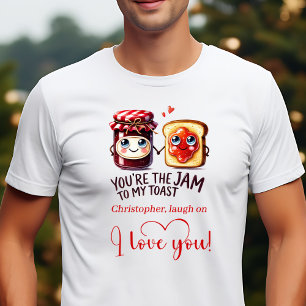 Camiseta Presente Popular do Dia dos Namorados Comida Engra