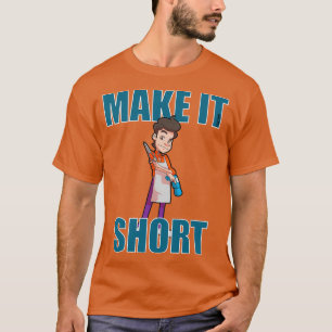 Camiseta Presente profissional de penteados de barbeiro