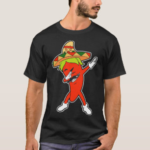 Camiseta Presente quente mexicano de toque ligeiro da solha