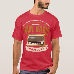 Camiseta Presente rádio amador de rádio rádio rádio ham rád