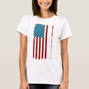 Camiseta Presente Rádio American Flag Amateur Ham nos EUA