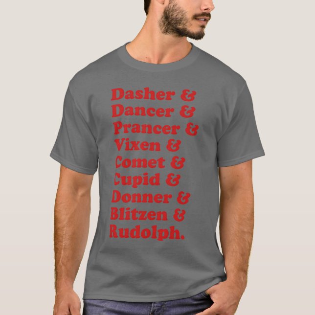 Camiseta presente Rein Names (Frente)