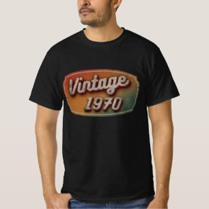 CAMISETA PRESENTE RETRO CLÁSSICO VINTAGE 1970