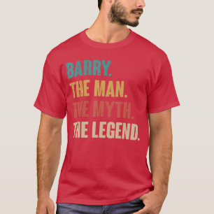 Camiseta Presente Retro da Lenda do Mito do Barry para f