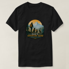 Camiseta Presente Retro de Caminhada na Montanha para a Equ