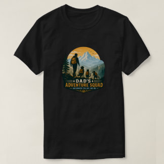 Camiseta Presente Retro de Caminhada na Montanha para a Equ