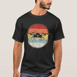 Camiseta Presente Retro Drone Vintage
