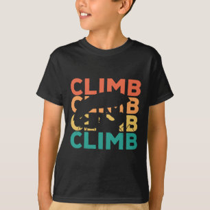 Camiseta Presente Retro Vintage de Escalada Para Escaladore