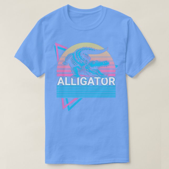 Camiseta Presente Retroativo do Gator Crocodilo de Alligado (Frente do Design)