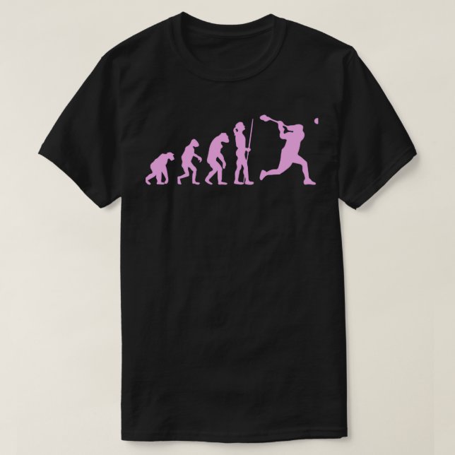 Camiseta Presente Rosa de Evolução da Avó de Lacrosse (Frente do Design)