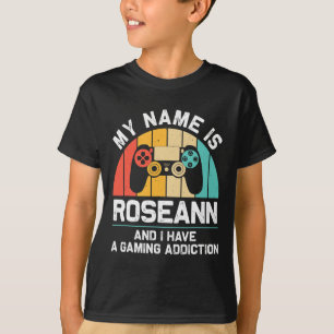 Camiseta Presente Roseann Nome Personalizado Piada Geeks Jo