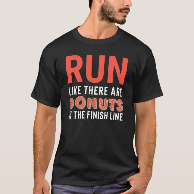 Camiseta Presente Running da malhação da rosquinha (Frente)