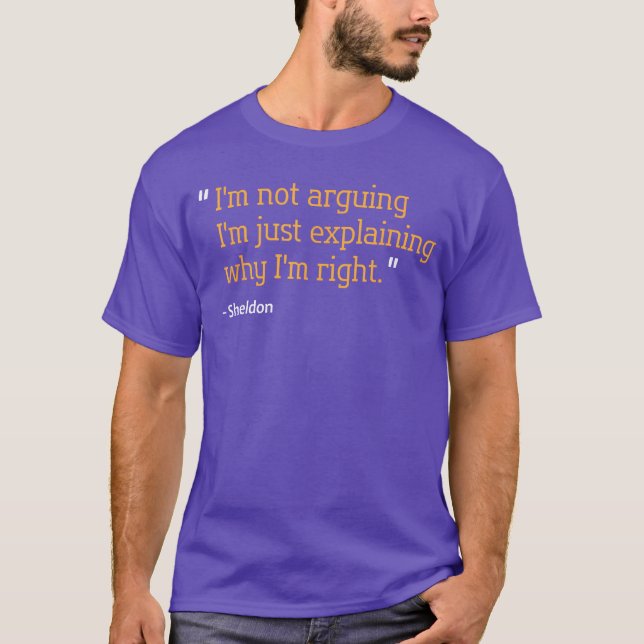 Camiseta Presente Sheldon Citação Engraçado Aniversário Nom (Frente)
