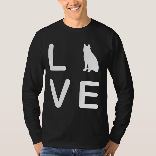 Camiseta Presente Siberian Husky (Frente)