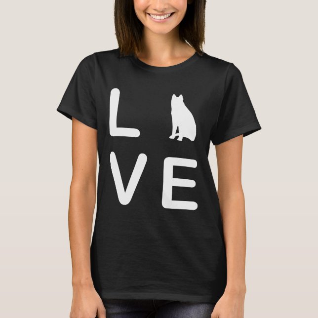 Camiseta Presente Siberian Husky (Frente)