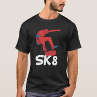 Presente Skateboarding do patinador do skate Sk8