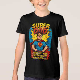 Camiseta Presente Super Pai - Dia de os pais Super Herói