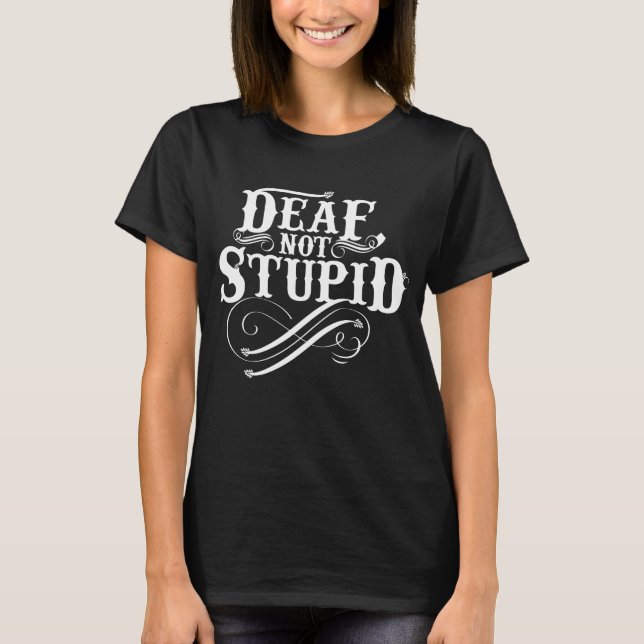 Camiseta Presente surdo engraçado do design para advogados (Frente)