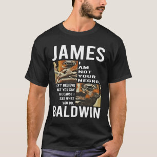 Camiseta Presente surpresa James Baldwin Protesto Halloween