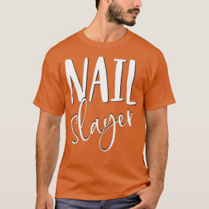 Camiseta Presente técnico de arte em unhas engraçada do p