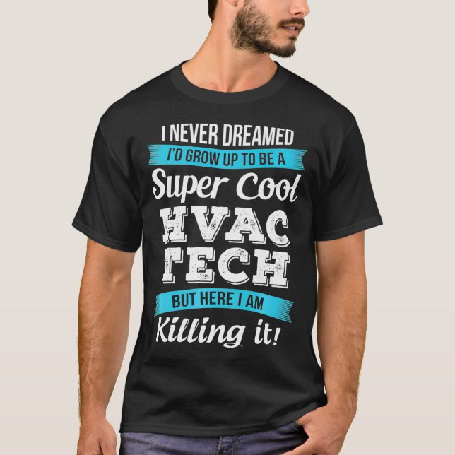 Camiseta Presente técnico HVAC super Legal  (Frente)