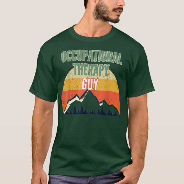 Camiseta Presente terapêutica profissional para homens (Frente)